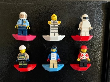 6x Uchwyt podstawka na lodówkę LEGO Minifigures