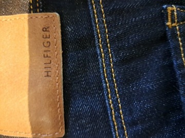 spodnie jeans Tommy Hilfiger  30/32, granatowe