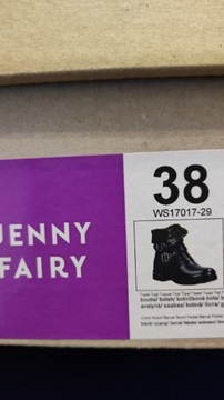 Botki czarne Jenny Fairy rozm 38