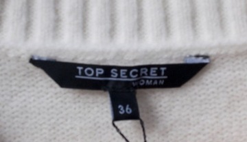 Sweter damski biały 36 Top Secret