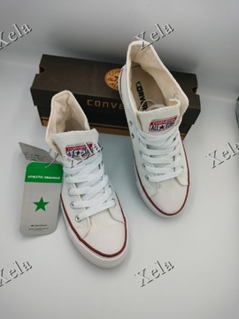 Promocja! Trampki Converse białe r.43