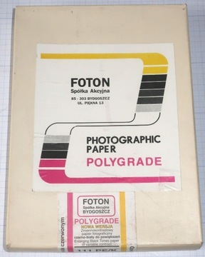 FOTON Polygrade 111 PE/K, 13x18cm/100 szt. Plastik