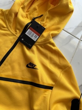 Nike Tech Fleece roz.L żółty bluza i spodnie
