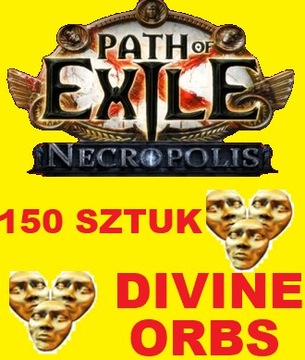 PATH OF EXILE PoE NECROPOLIS 150 DIVINE ORB 24/7