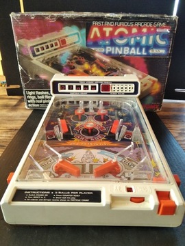 Vintage Tomy Atomic Pinball Elektryczny 