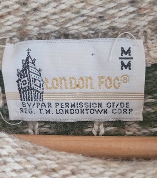 Sweter męski wełniany London  Fog M - nowy 