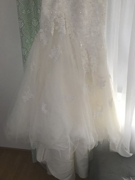 Suknie ślubna Annais Bridal śmietankowa biel