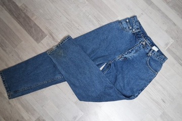 Spodnie Arizona Jeans niebieskie długie jeansy mom
