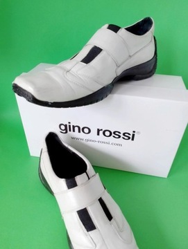 Gino Rossi sneakersy mokasyny loafersy 38 5 skóra