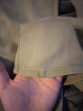 Spodnie h&m khaki 