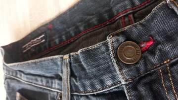 szerokie spodnie jeansy TOMMY HILFIGER 33/30