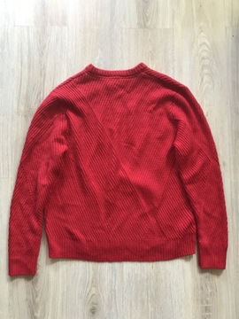 Sweter czerwony męski H&M