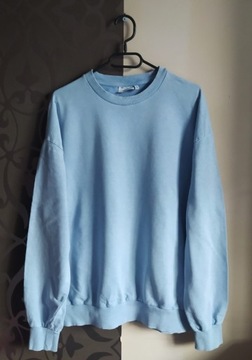 Bluza Bawełna ASOS Design Blue Washed Oversize