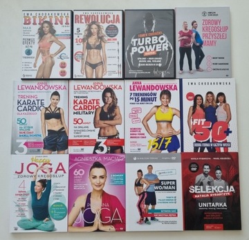 Fitness DVD zestaw 12 płyt