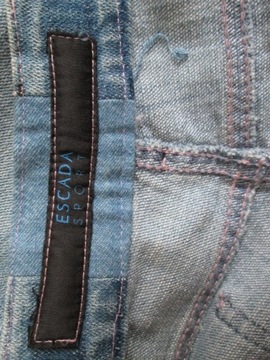 ESCADA SPORT spodnie damskie jeans r. XXL