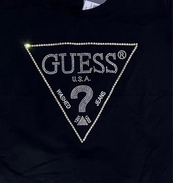 Guess bluzka t-shirt rozmiar M kolor czarny 