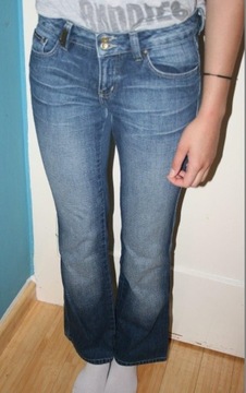spodnie Dolce&Gabbana jeansy biodrówki M 38 +etui