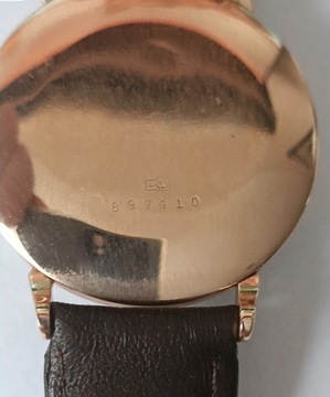 DOXA ANTIMAGNETIQUE 35 MM męski złoty zegarek 