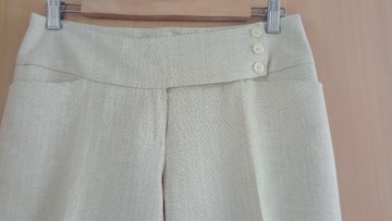 ORSAY  spodnie w kant z szeroką nogawką r 36