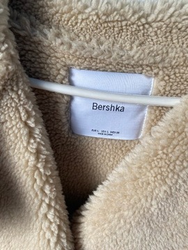 BERSHKA płaszcz kurtka kożuszek baranek rL