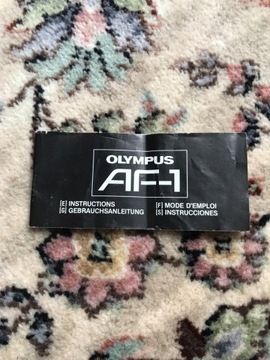 Instrukcja Olympus AF-1 
