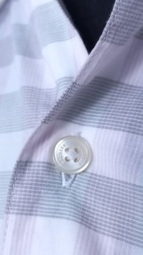 męska koszula w kratkę Lacoste slim fit