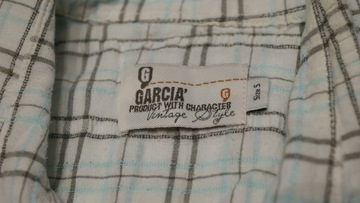 Koszula Męska Garcia Jeans roz. S Biała w Kratę