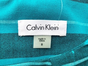 Turkusowa Sukienka Calvin Klein 38/M ołówkowa