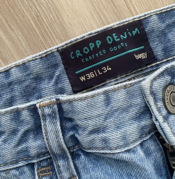 Spodnie jeansowe męskie baggy Cropp XXL nowe 