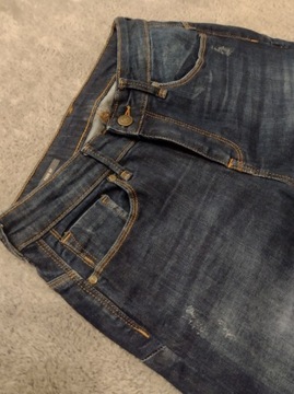 Dżinsy jeansy spodnie jeansowe skinny push-up