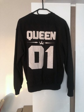 Bluza Z Napisem Queen W Bluzy Damskie Allegro Pl