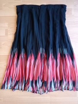 Kostium damski garnitur garsonka spódnica rozmiar 50 czarny czerwony