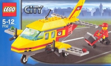 LEGO Town  7732 z 2008 r. Samolot Air Mail + pud.