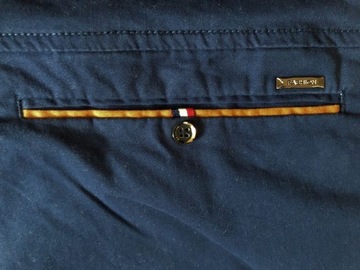 Spodnie męskie szorty chinosy granat 4XL/W38 30zł