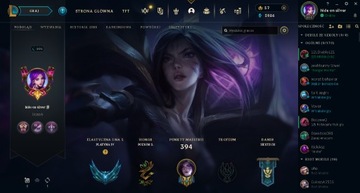 KONTO LEAGUE OF LEGENDS EUNE PLATYNA 4 205LVL EUNE