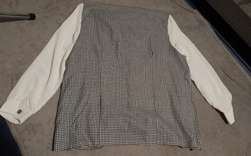 Koszuka vintage w drobna krate 5xl 6xl