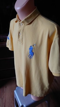 Polo Ralph Lauren XL żółta koszulka męska logo 