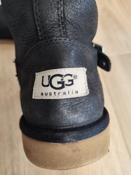 Buty kozaczki UGG skórzane 