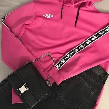 Umbro hoodie streetwear różowa vintage oversize