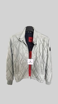 Pikowana kurtka wiosenna Hugo Boss zip-up jacket