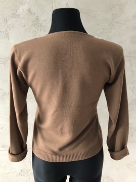 MOHITO Brązowa kawowa bluzka sweter 36 S  
