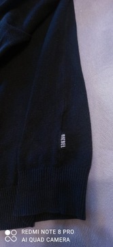 DIESEL, oryginalny  czarny  sweter  rozmiar XL, L