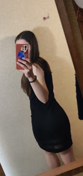Czarna sukienka Cropp S/M