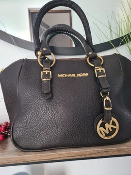 Torebka Michael Kors kuferek brązowa do ręki 