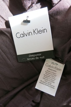 CALVIN KLEIN BLUZKA OVERSIZE XS/S cienka góra