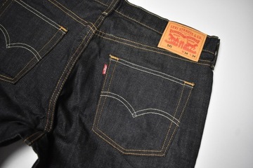 Spodnie jeans granat LEVI'S 514 r. 34/34