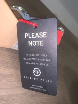 Philipp Plein, sandały błękitne