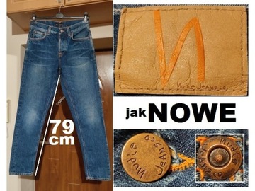 spodnie NUDIE JEANS EDDIE W31 L31 pas 79 80 81 82