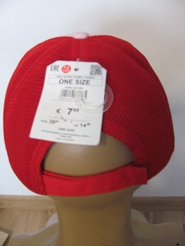 Modna czapka bejsbolówka CROPP pink & red