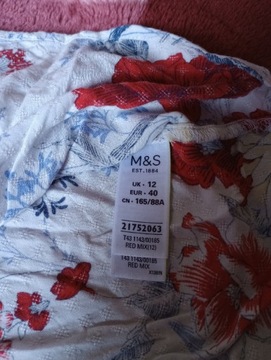 Bluzka na lato, M&S, rozm M/L